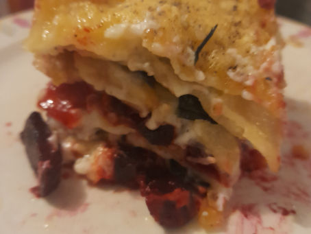 Rote Bete - Mangold Lasagne