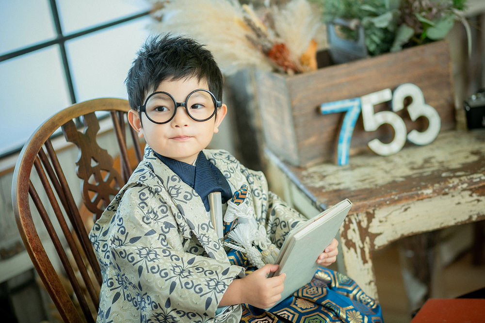 おしゃれな七五三前撮りを堺にある写真スタジオで♡