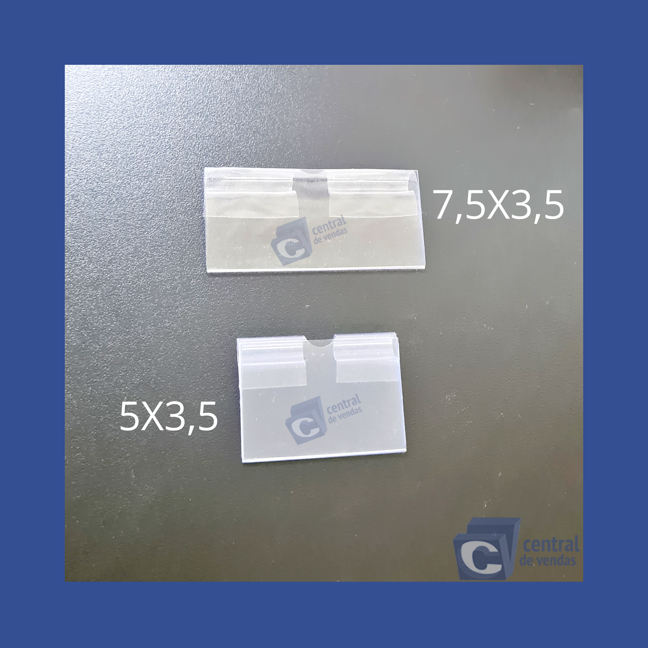 PORTA ETIQUETA PARA GANCHEIRA EM PVC