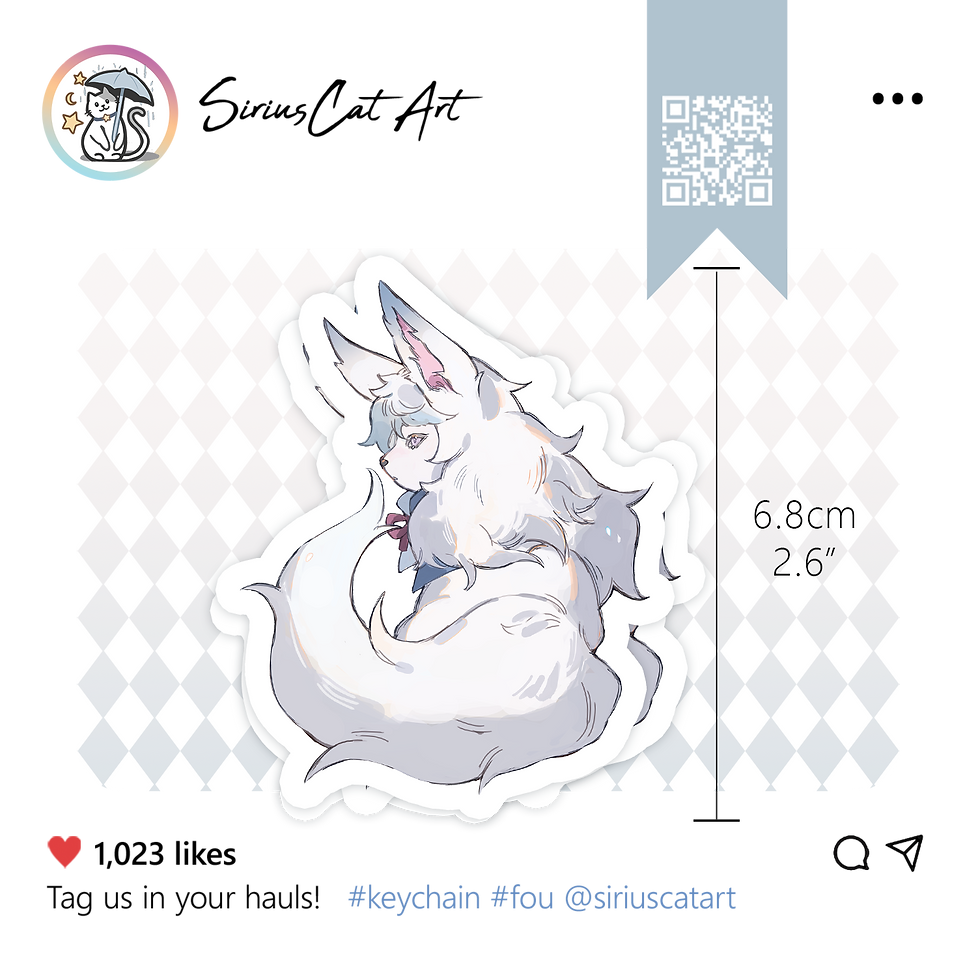 Thumbnail: fgo fou sticker design with specs