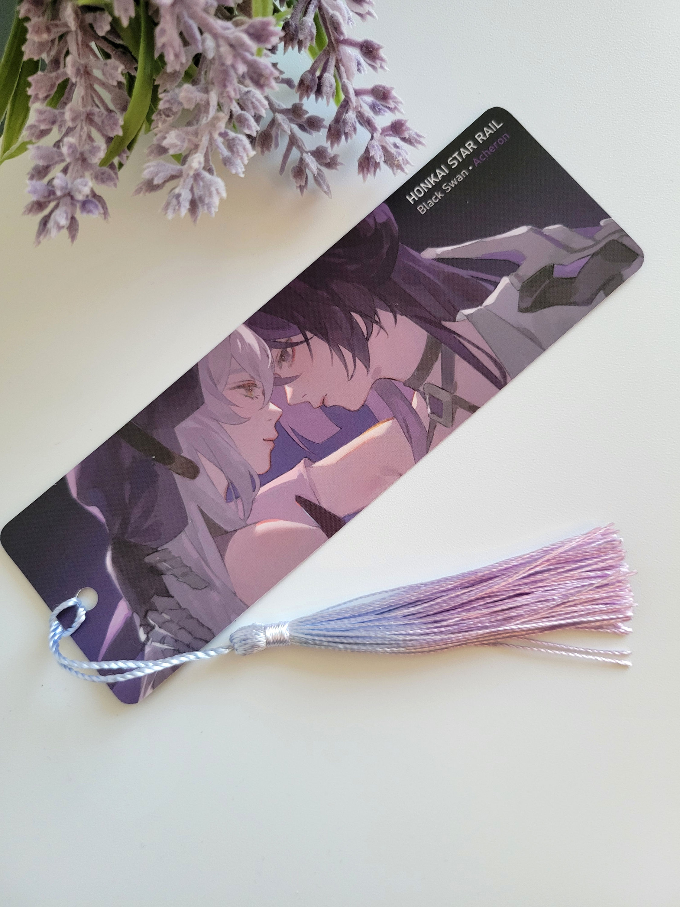 Honkai Star Rail Acheron + Black Swan Bookmark