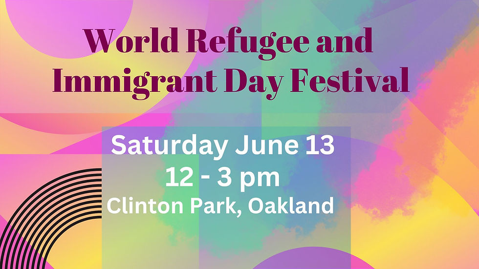 World Refugee & Immigrant Day Festival
