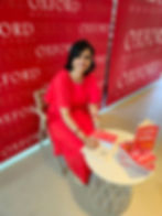 Writer Smita Das Jain at the launch event of her book Twisted Tales and Turns