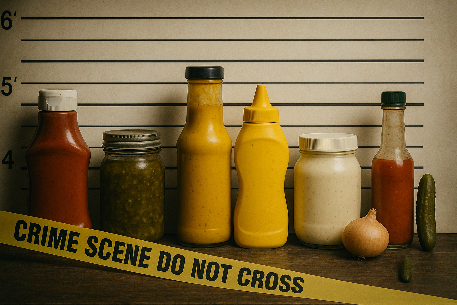 Arranged Food and Objects