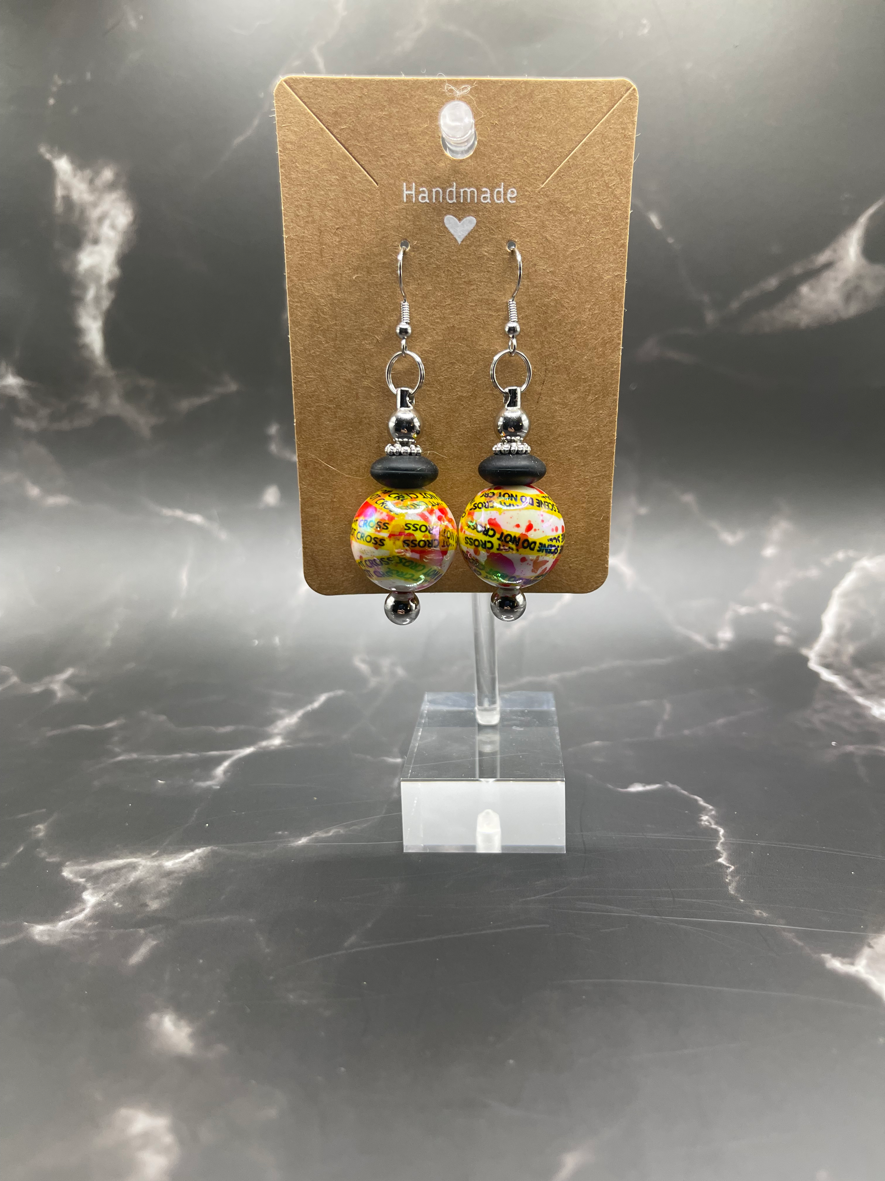 Crime Scene Earrings