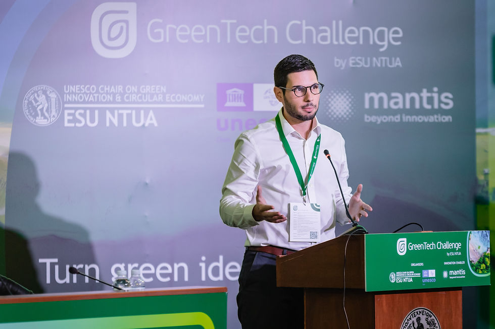 Ο κ. Χρήστος Νικολούδης, CEO & Founder της Mantis Beyond Innovation