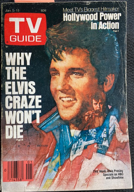 Thumbnail: Elvis Presley collection of vintage magazine and TV Guides