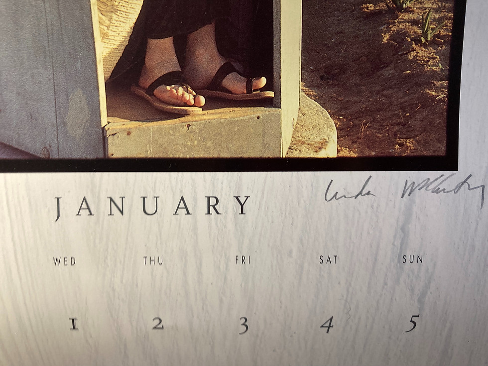 Thumbnail: Linda McCartney signed 1992 Calendar Photos