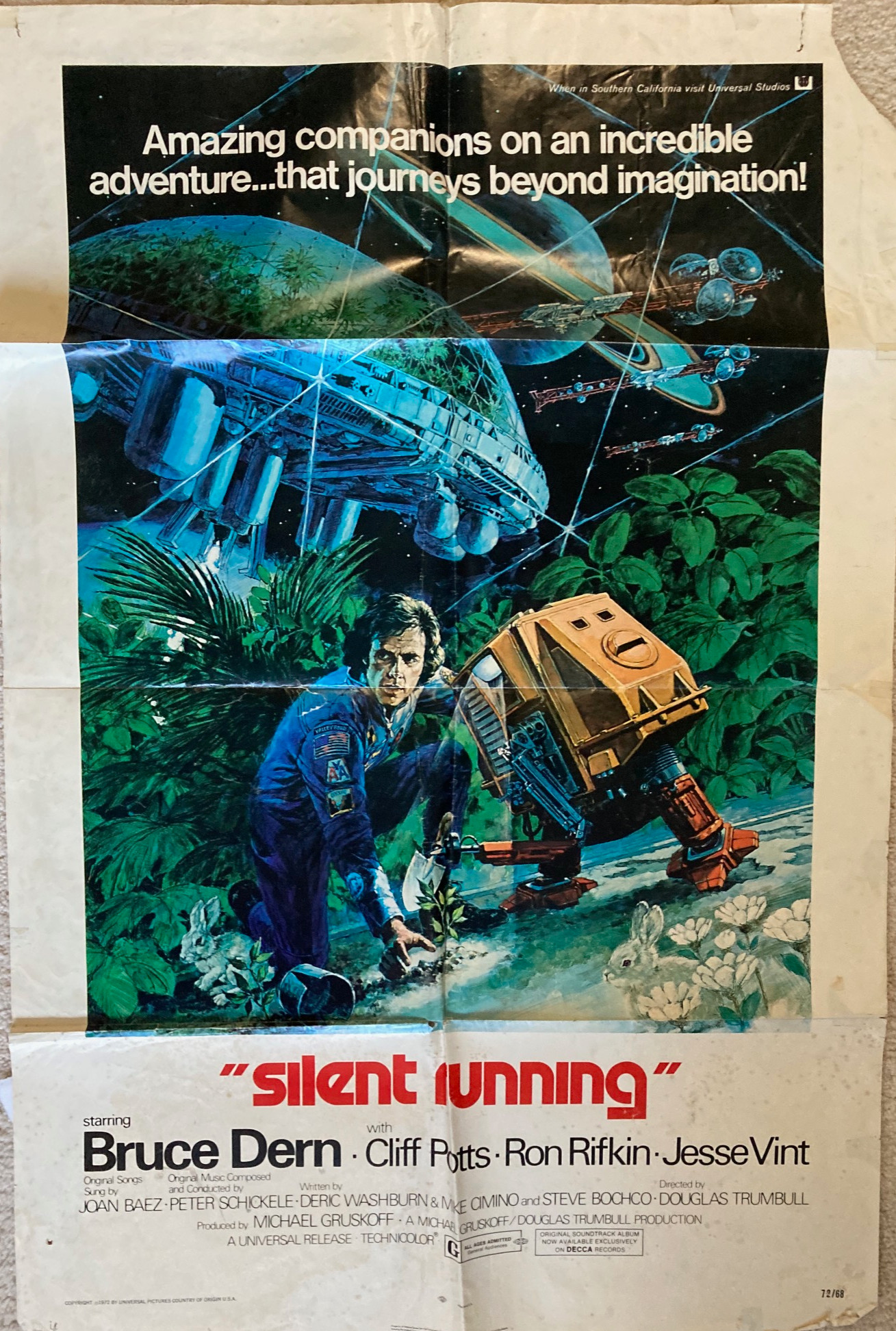 Silent Running Original Movie Poster