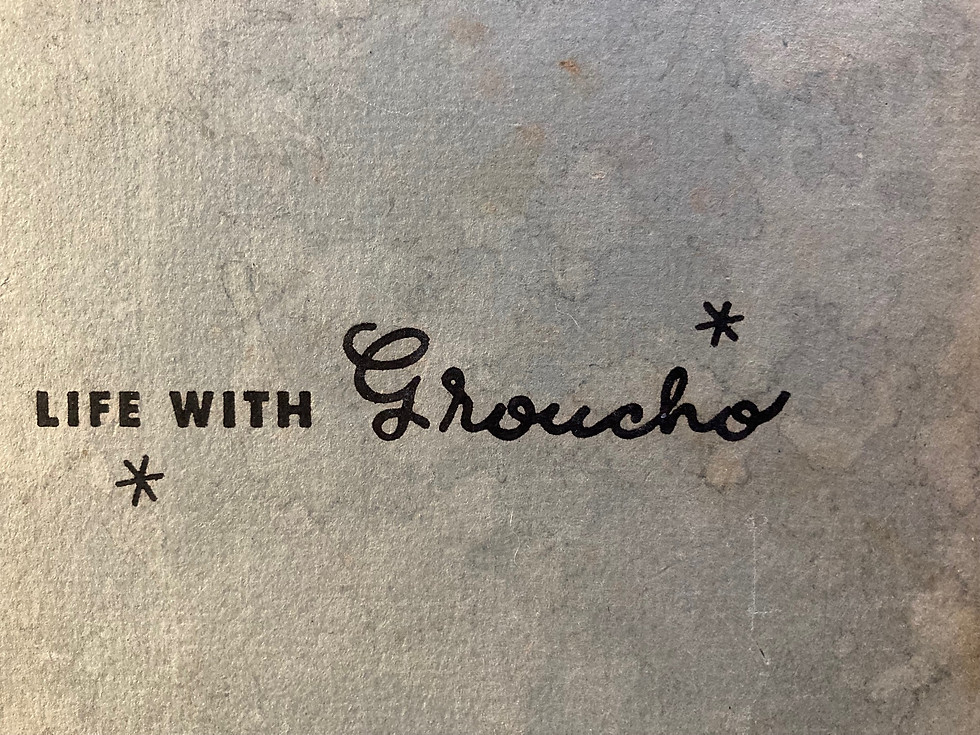 Thumbnail: Groucho Marx Unpublished book manuscript