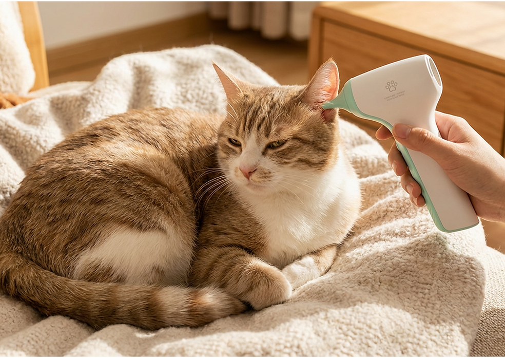 _warm neutral tones__Subject__- a calm short-haired cat_- relaxed but slightly aware (natu