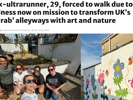 From battling illness to bringing life back to the UK’s greyest corners—GDN Online shares the story behind our mission to green up alleyways with art, nature, and community spirit. 🌿