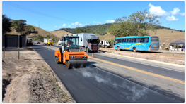 Nova 381 realiza intervenções em diferentes trechos da BR-381 entre Caeté e Governador Valadares