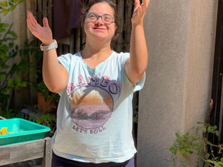 Kate Teaches Basketball