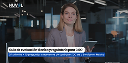 Criterios SOCaaS México 2026 CISO Nuvol Proficio checklist