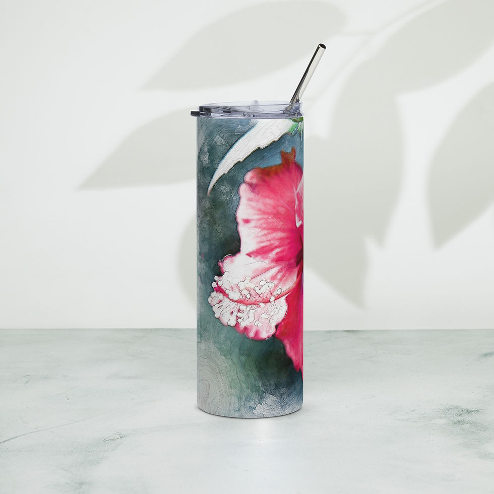Thumbnail: EGR Hibiscus Stainless Steel Tumbler