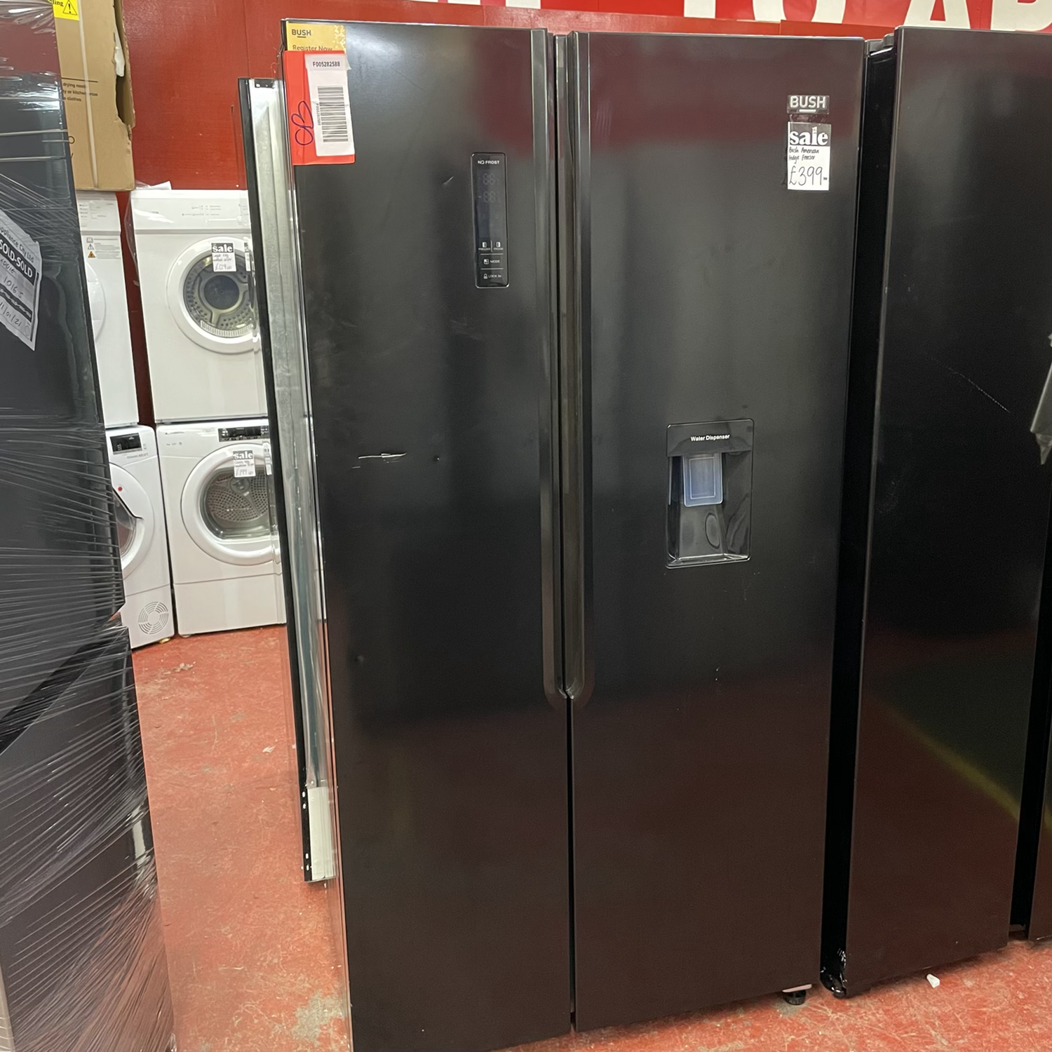 Bush MSBSWTD20  American Fridge Freezer