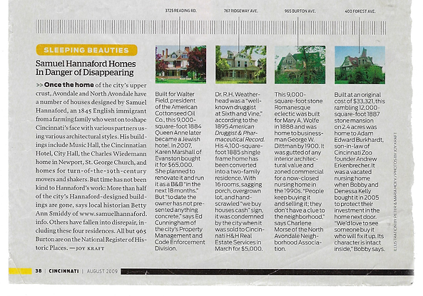 Cincinnati Magazine Article