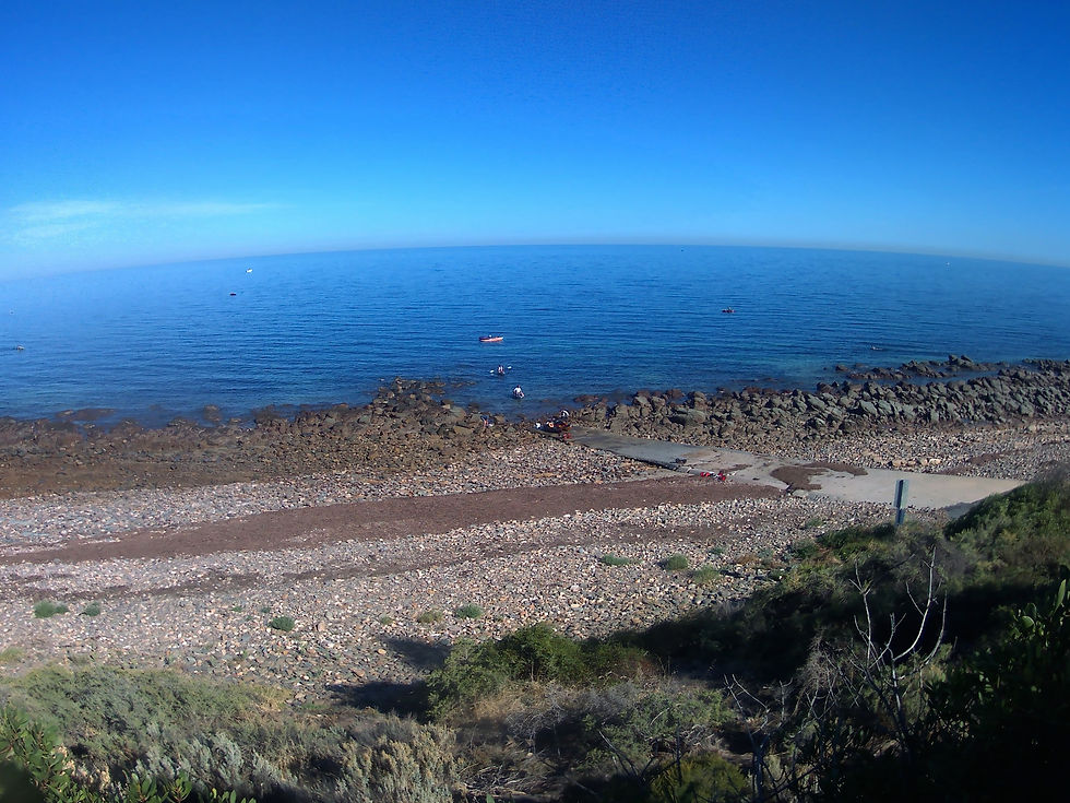 The boat ramp at Marino Rocks