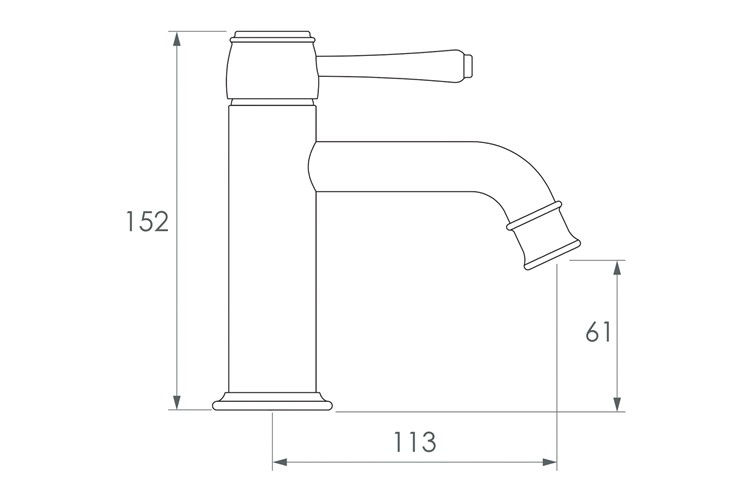 Thumbnail: ADP Eternal Basin Mixer, Brushed Copper