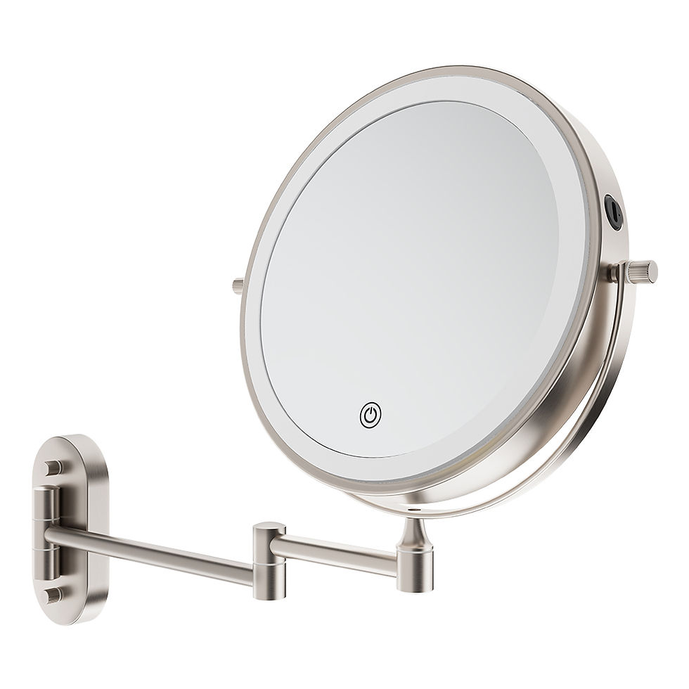 Thumbnail: Fienza Swivel LED Magnifying Mirror, Brushed Nickel