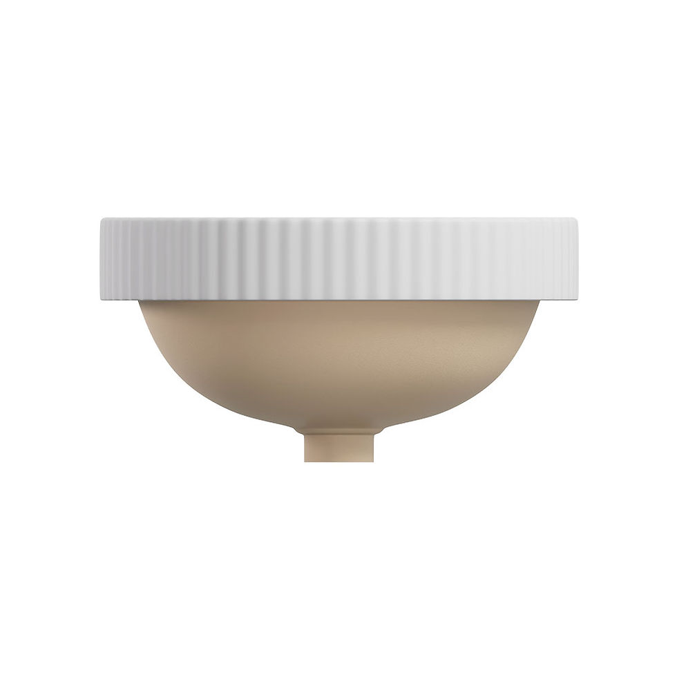 Thumbnail: Fienza Eleanor Round Semi-Inset Basin, Matte White