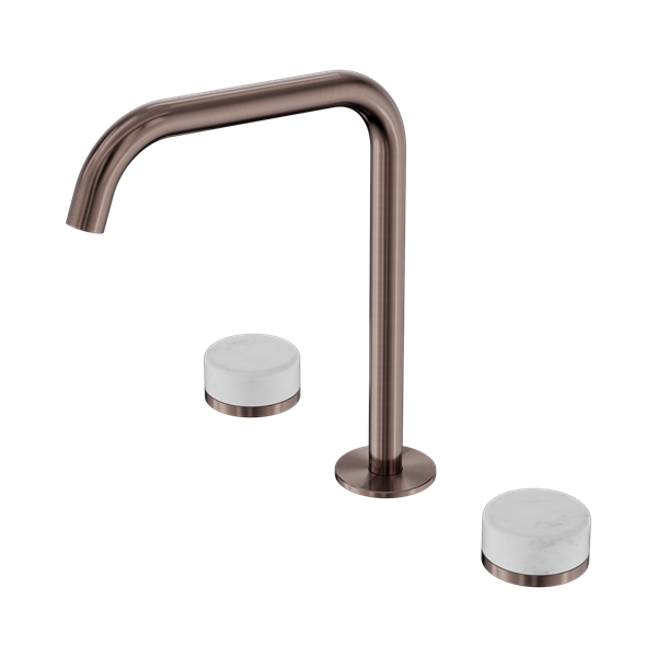 Thumbnail: Nero Serenity Bath/Sink Set Edge Spout, Carrara