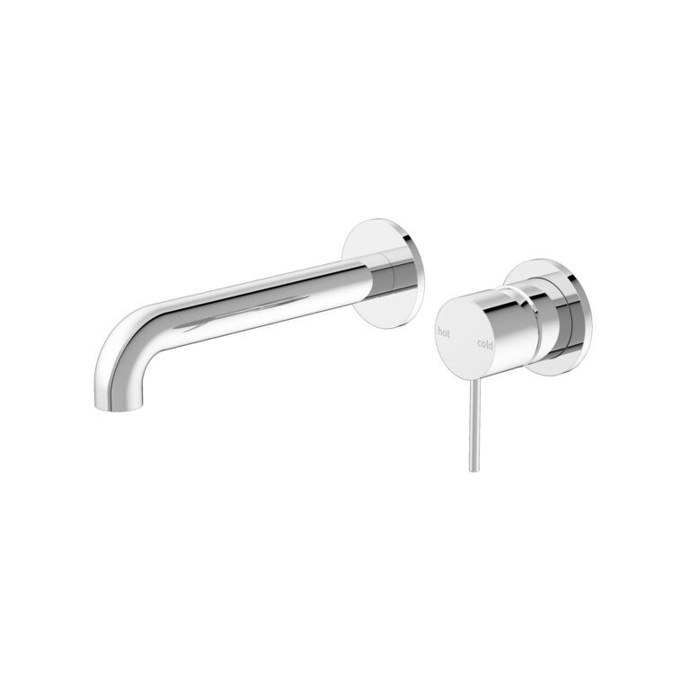 Thumbnail: Nero Mecca Wall Basin Mixer 185mm - Pin Down