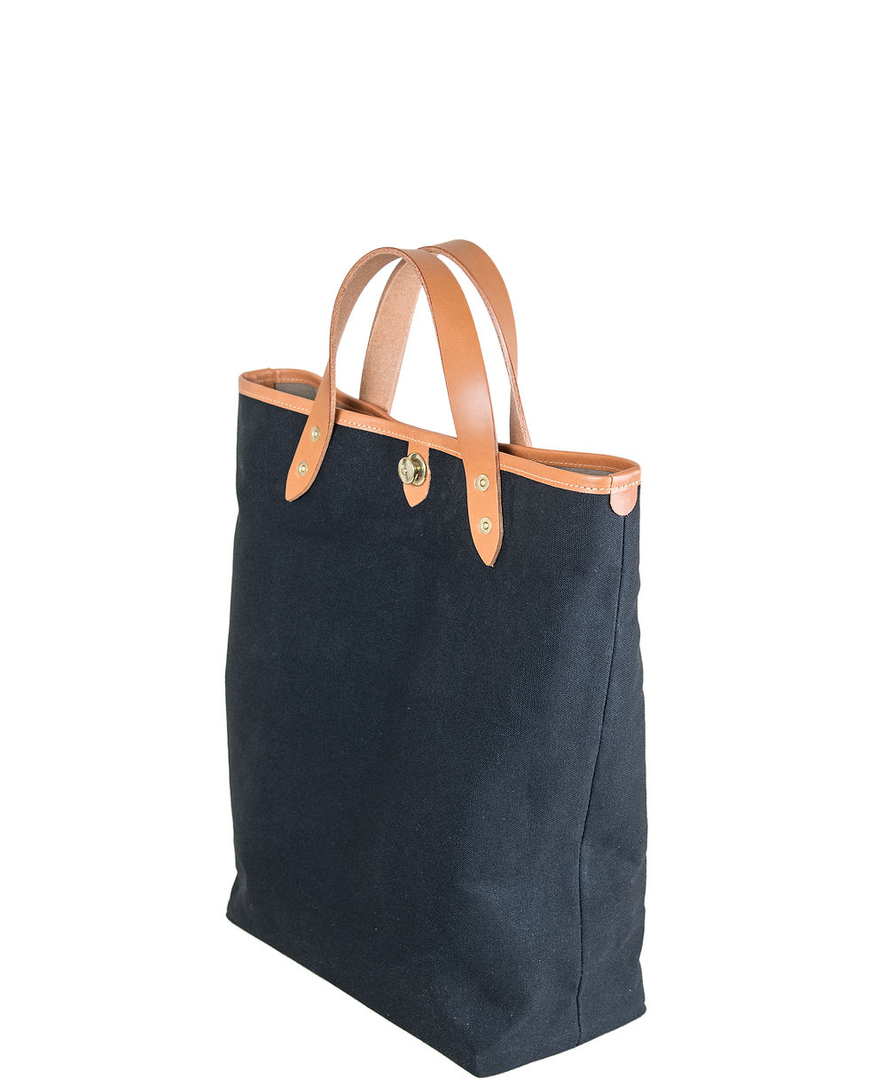Thumbnail: Smith Bag V Black(ブラック縦型) / Camel Leather / M size