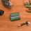 Thumbnail: Small Tri-fold Wallet / Classic Green