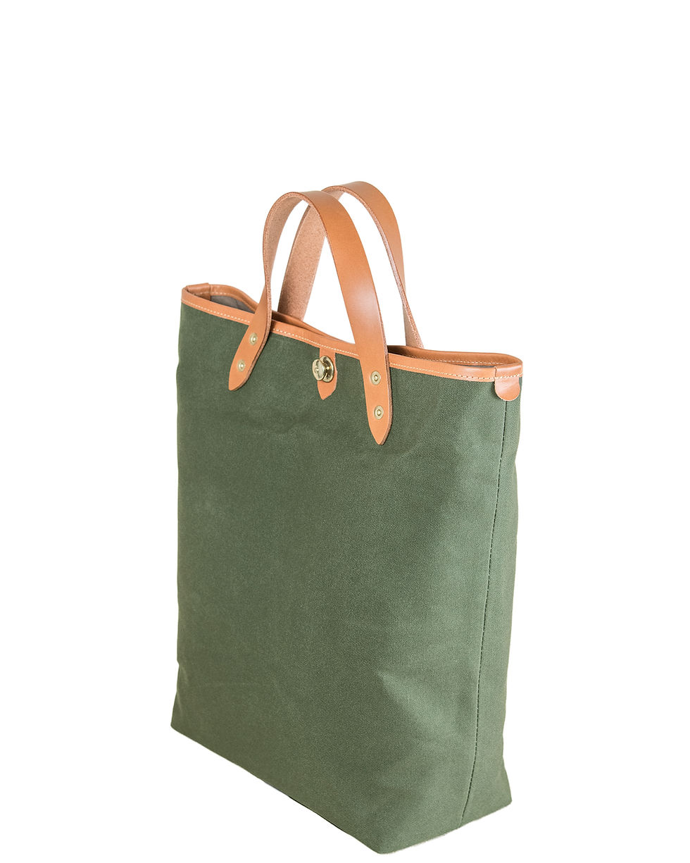サムネイル： Smith Bag V Green(グリーン縦型) / Camel Leather / M size