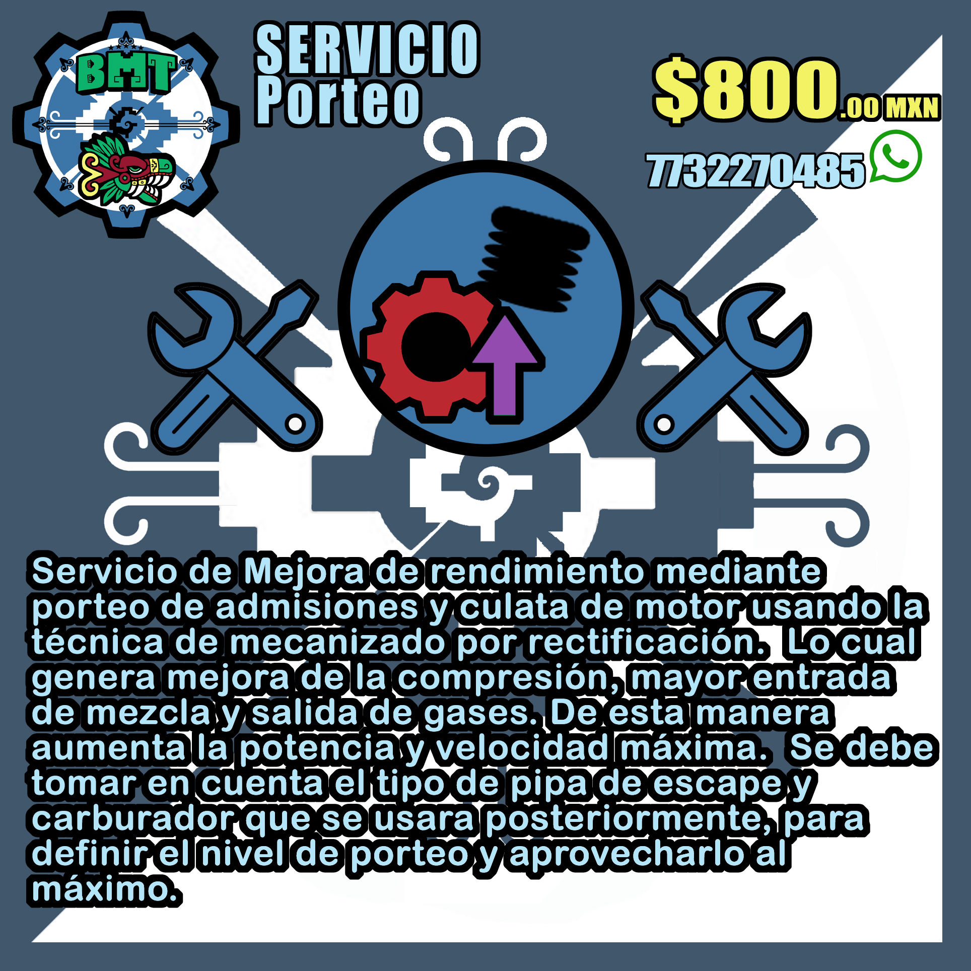 SERVICIO. PORTEO