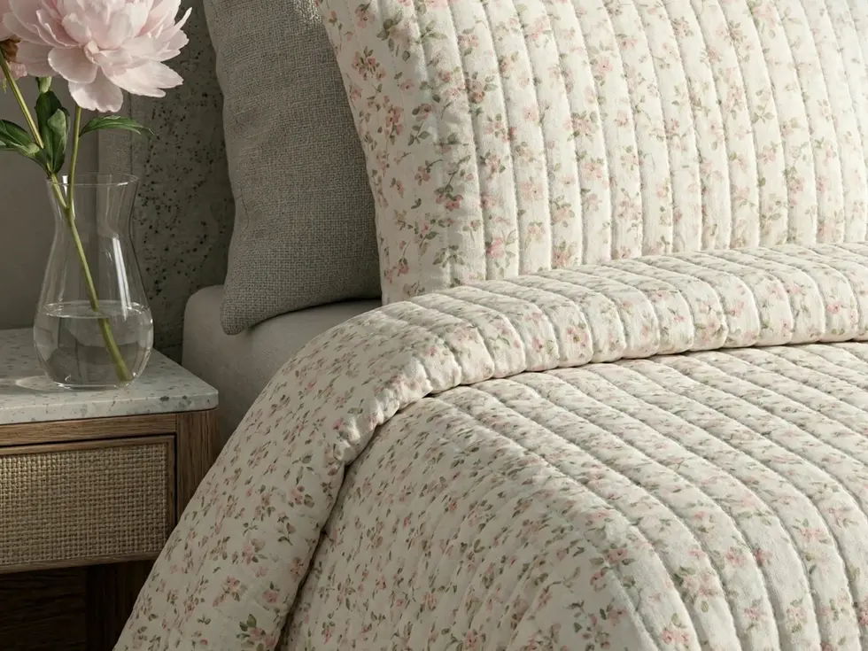 Transforme o seu quarto num autêntico refúgio de tranquilidade e estilo com a nossa Colcha de Casal. Pensadas para os amantes