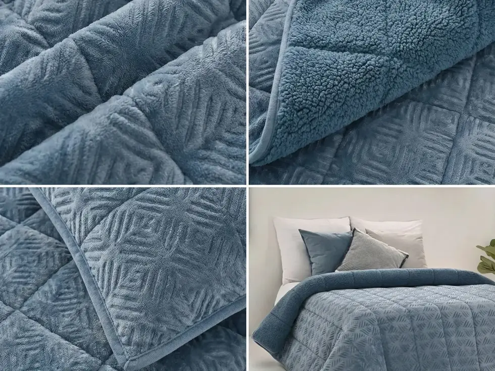Dê um toque de requinte ao seu quarto com o Edredom Aquecimento Jacquard. Criado para quem procura unir conforto absoluto