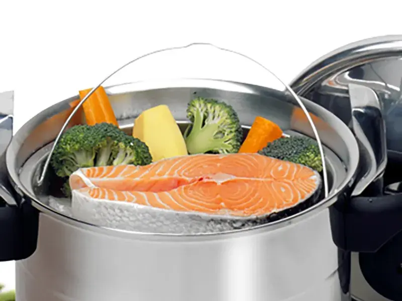 A Panela de Pressão Silampos combina qualidade, segurança e eficiência para facilitar o preparo dos seus pratos.