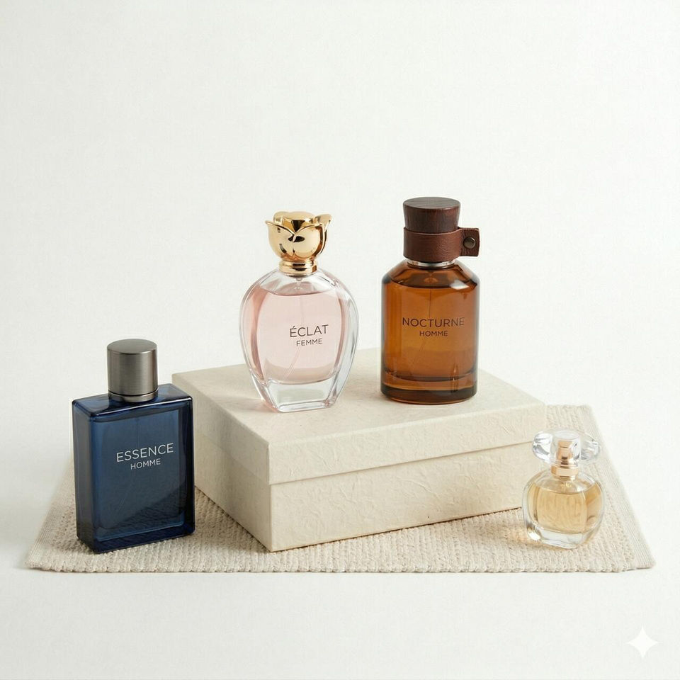 Perfumes para homem e mulher com fragrâncias duradouras