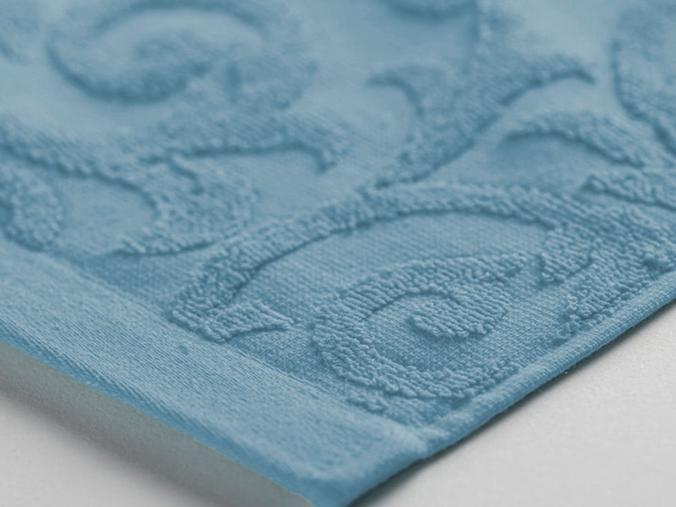 As Toalhas Jacquard Floral combinam elegância e conforto, trazendo um toque de sofisticação para o seu dia a dia.