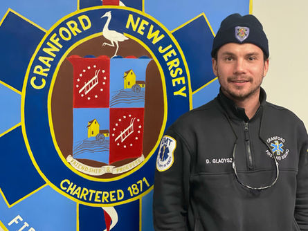 CFAS member Damian Gladysz is now a National Registry EMT