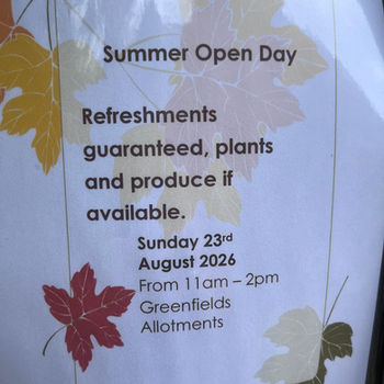 Allotments : Summer Open Day