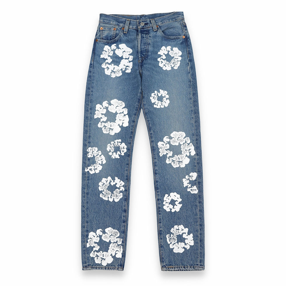 Denim Tears Light Wash Jeans Gathering House