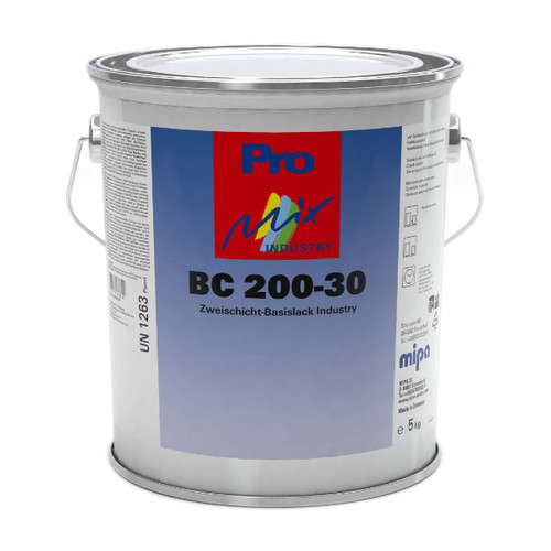 MIPA BC Super Black Basecoat Ready Mixed Paint 5L | Car Paint Warehouse