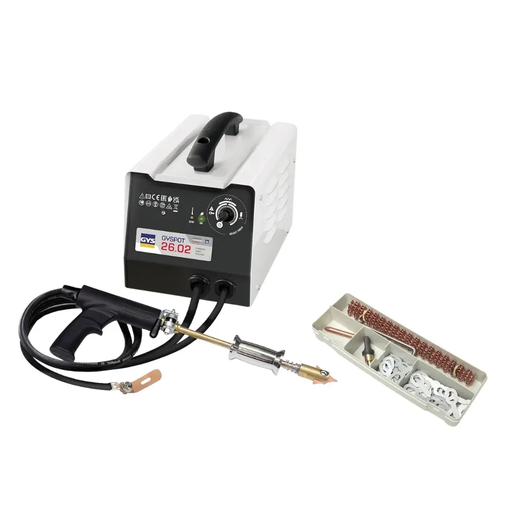 GYS GYSpot 26.02 Panel Spot Puller Dent Multispot Repair + 050037 Additive Kit