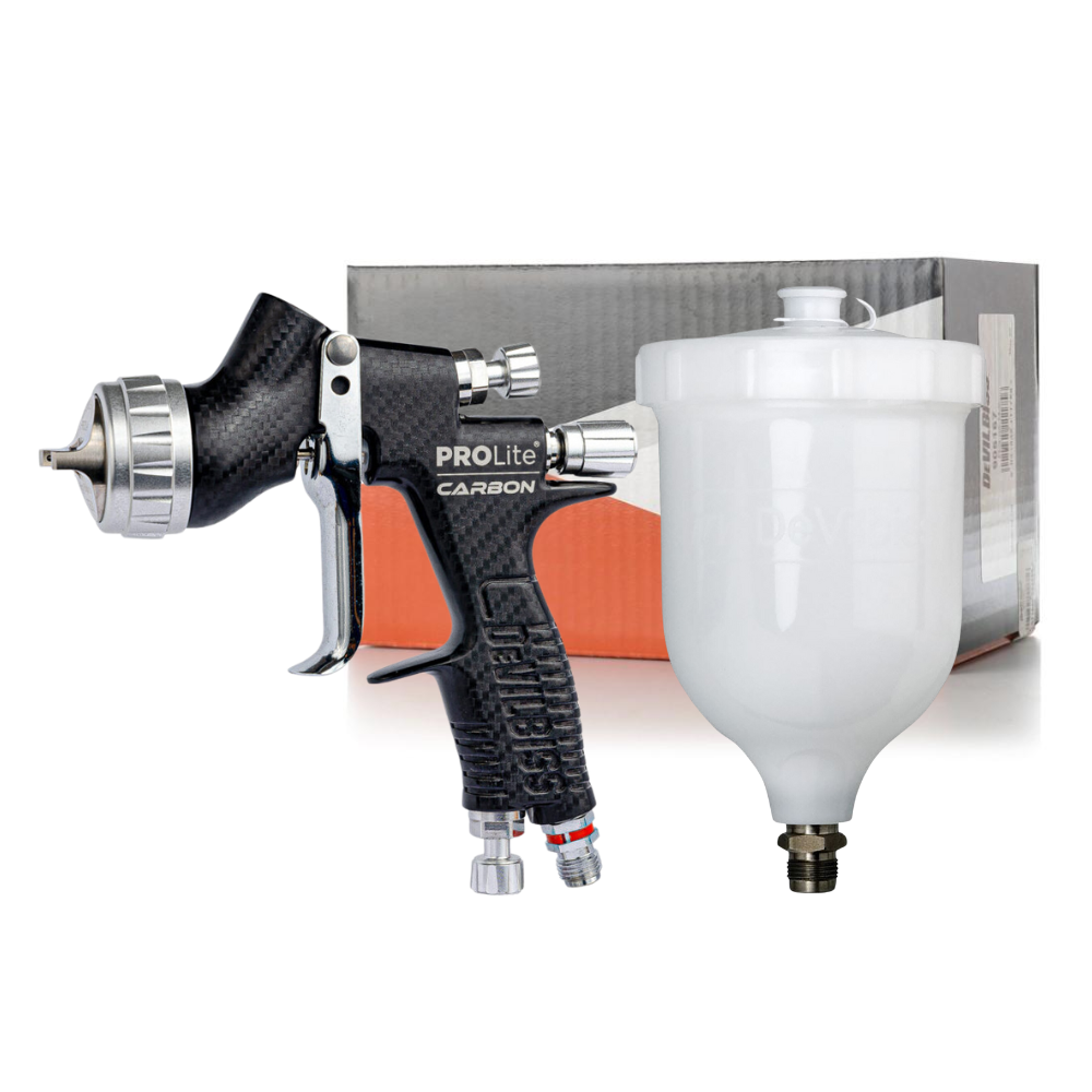 Devilbiss PRO Lite Gravity Feed Spray Gun & Cup PROLite CARBON