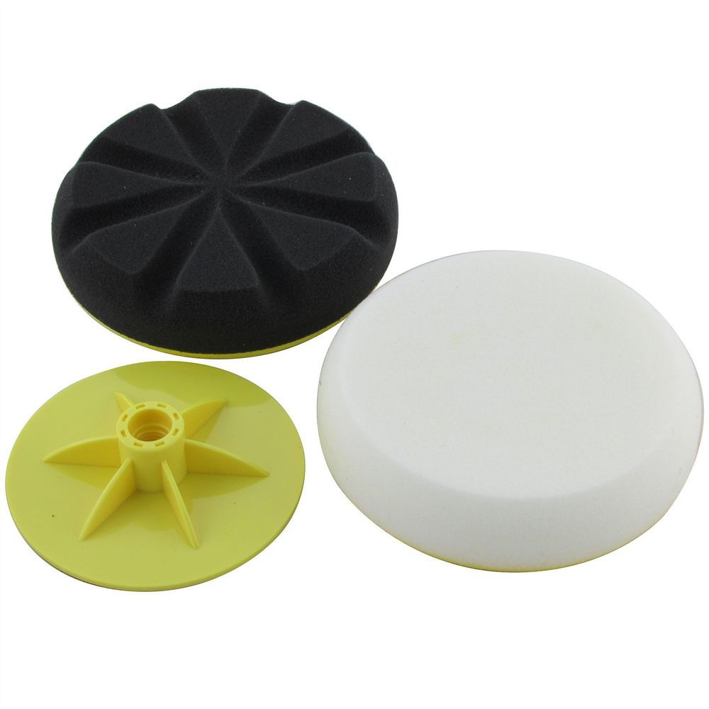 Compounding & Polishing Pad Kit With Backing Plate