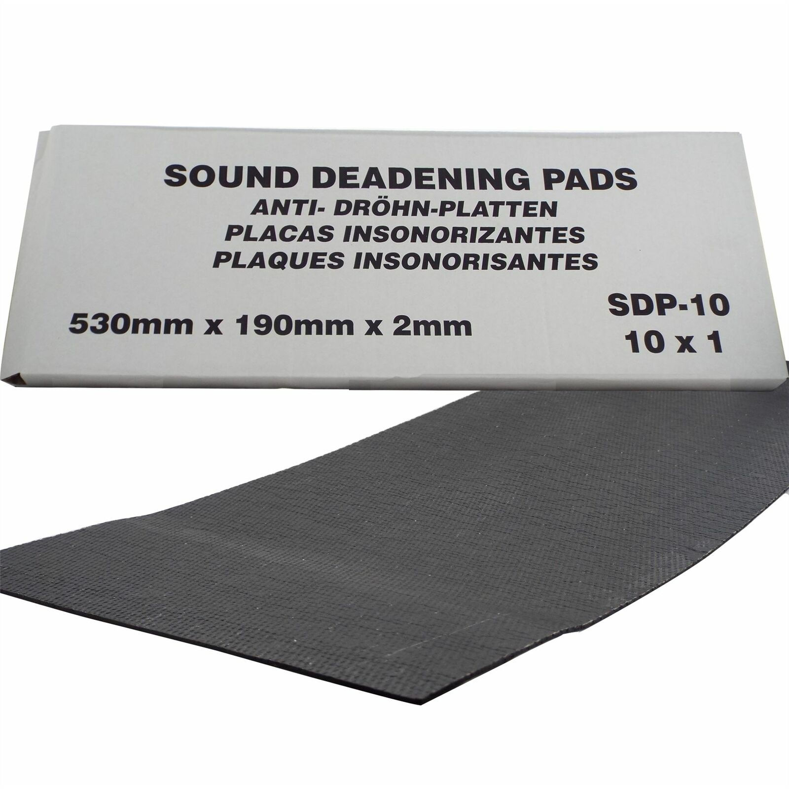 Starchem Sound Deadening Pads 530x190x2mm Pack Of 10 SDP10