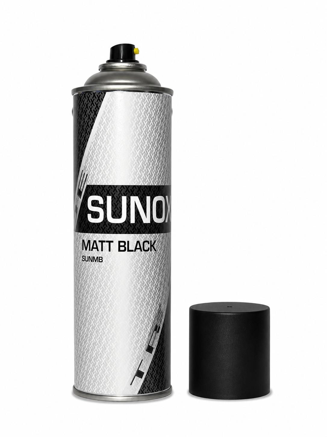 SUNOX® TRADE 1K Matt Black Aerosol 500ml
