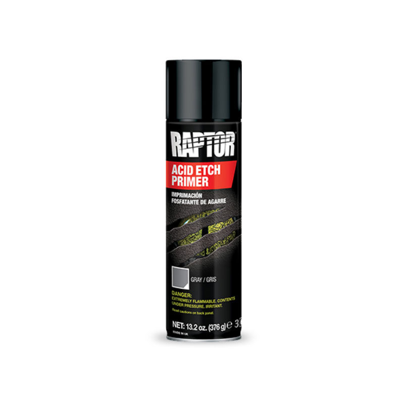 UPOL RAPTOR Acid ETCH GREY Primer 450ml Aerosol UPOL Car Paint Warehouse