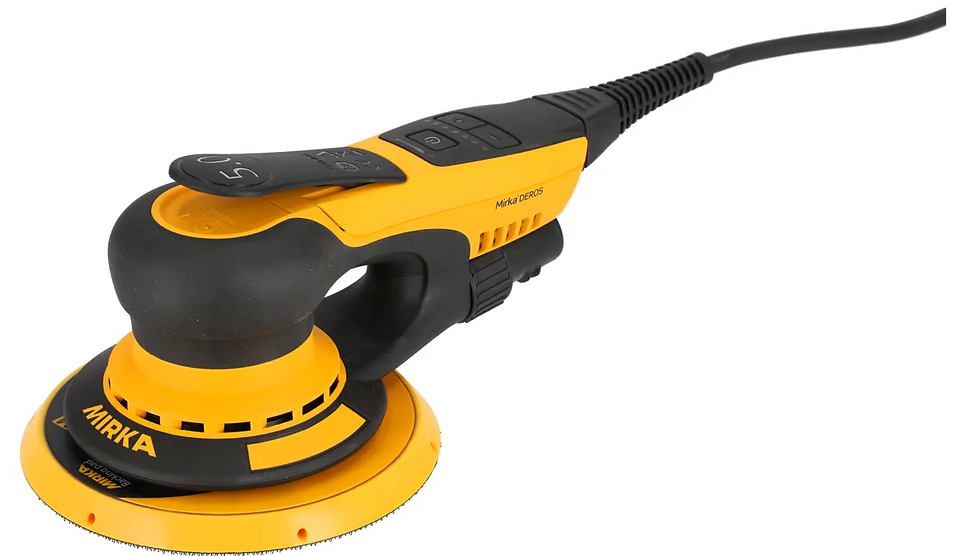 Thumbnail: Mirka DEROS II Electric Orbital Sander 150mm 650CV 5.0mm Orbit 240v UK