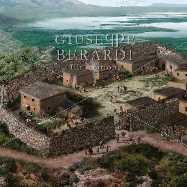 ilustración histórica, recreación histórica