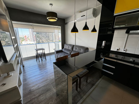 Studio Mobiliado e Nunca Habitado na Chácara Santo Antônio – Pronto para Morar!